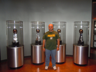 Butch at the Packers' Hall